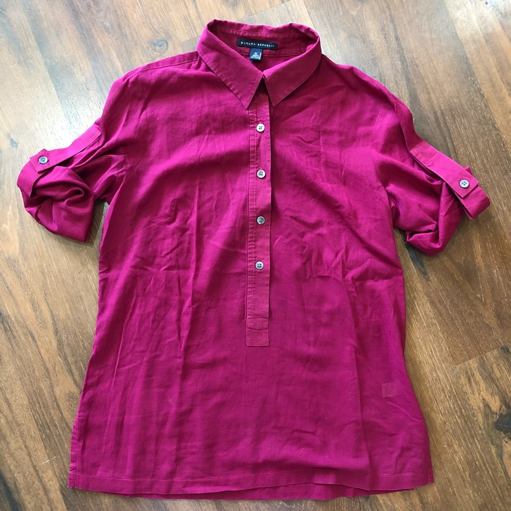 Banana Republic 3/4 sleeve shirt